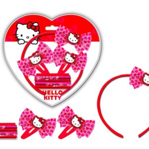 SET ACCESSORI CAPELLI HELLO KITTY